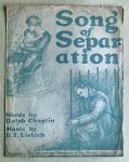 (46060) Sheet Music, "Songs of Separation"