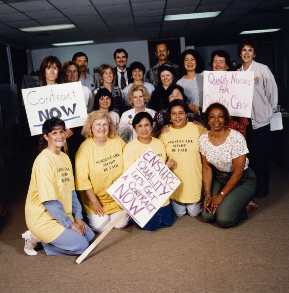 (46608) AFSCME Sharp Nurses get contract, 1998