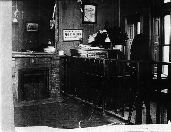(4782) IWW Halls, Interior view, 1919