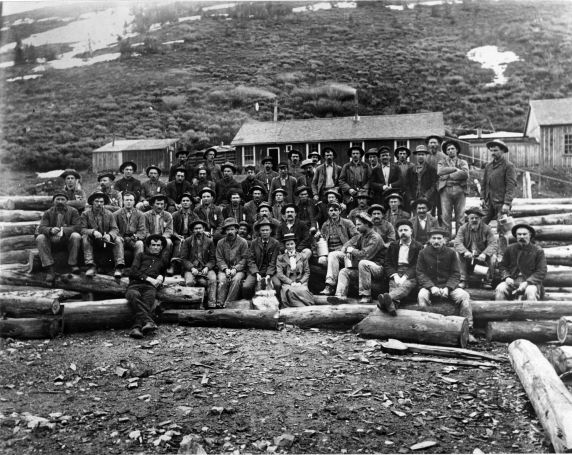 (4845) Trade Dollar Mine, Miners, Idaho, 1900
