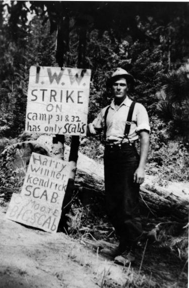 (4915) Idaho Lumber Strike, Pickets, Scabs, Undated