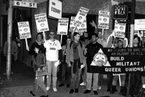 (4923) Demonstrations, Free Speech, LGBTQ Rights, San Francisco, 1992