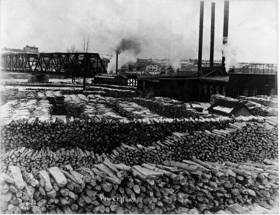 (5012) Lumber Industry, Red Deer, Alberta Canada, 1910s