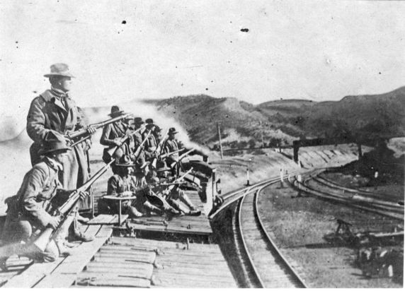 (5053) Ludlow Strike, National Guardsmen, Colorado, 1914