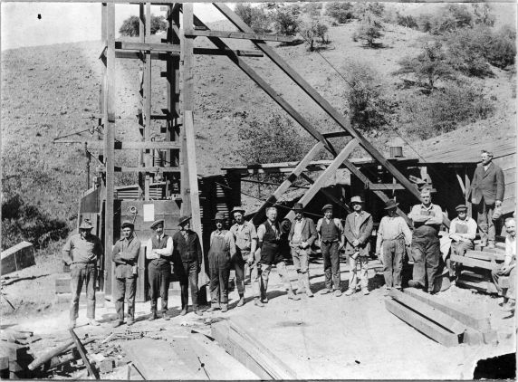 (5105) Miners, Group Portriat, 1910s-1920s