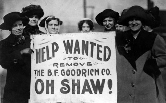 (5225) Akron Rubber Strike, Demonstrations, 1913
