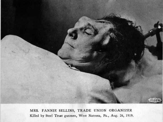 (5283) Mining Strikes, Violence, Fannie Sellers, 1919