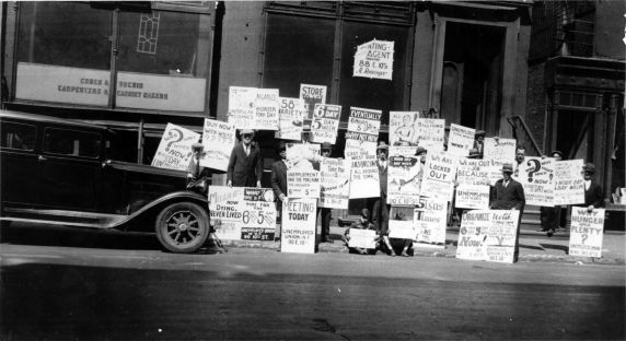 (5406) Unemployment, Demonstrations, Unemployed Union, New York, 1930s