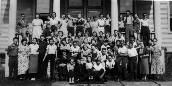 (5418) Work People's College, Class Photo, 1930s