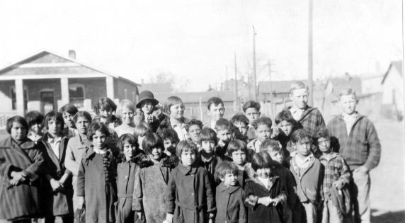 (5749) Colorado Coal Strike, Relief, Children, Walsenburg, 1928