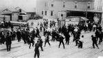 (6568) Strikes, New Jersey Oil Company Strike, Bayonne, Violence, New Jersey, 1915