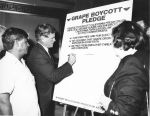 (7489) Sen. Edward Kennedy, Second Grape Boycott,  pledge