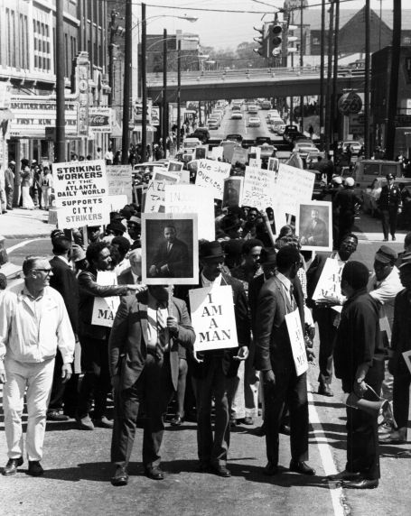 (7641) Atlanta sanitation workers march