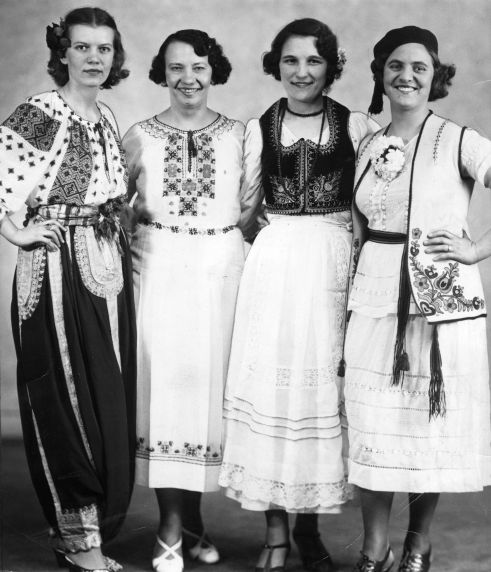 (DN_79588) Ethnic Communities, Yugoslavian, Dancers, Costumes, 1937