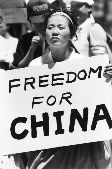 (79688) Ethnic Communities, Chinese, Demonstrations, Kennedy Square, 1990