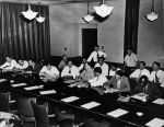 (8755) Contract negotiations, 1949 Ford Strike, Detroit, Michigan