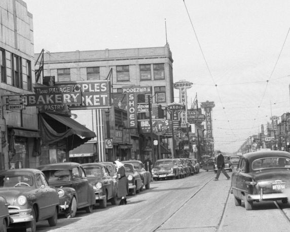 (DN_8976) Ethnic Communities, Polish, Hamtramck, Businesses, 1951