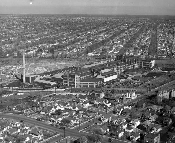 (9191) Buildings, Automobile Factories, Hudson, Detroit, c. 1940s
