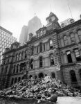 (9477) Buildings, City Hall, Demolition, Detroit, 1961