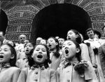 (9723) Ethnic Groups, Koreans, Children, City Hall, Detroit, 1954