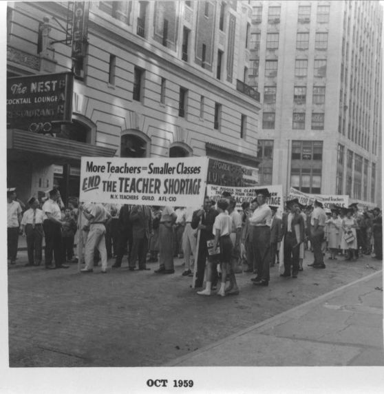 (12125) Demonstration, New York Teacher's Guild, Local 2, AFT