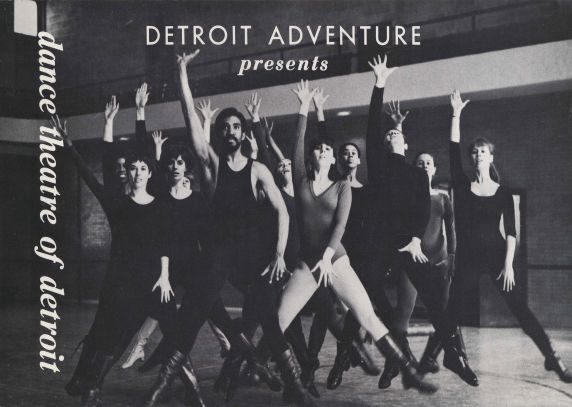 Detroit Adventure, Dance Theatre of Detroit flyer, 1968