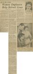 Article, Women Engineers Help Detroit Grow, 1954