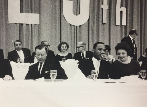 Walter Reuther, Martin Luther King, Jr., and May Reuther