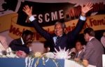 (11992) Mandela at AFSCME Convention