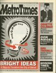 Metro Times cover, 13th anniversary issue, October 1993.