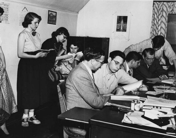 Students, crowded conditions, Detroit, Michgian