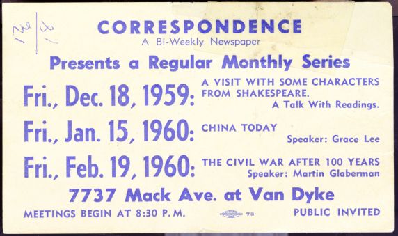 (UP002885_039) Correspondence Publishing Company, speaker series, 1959-1960