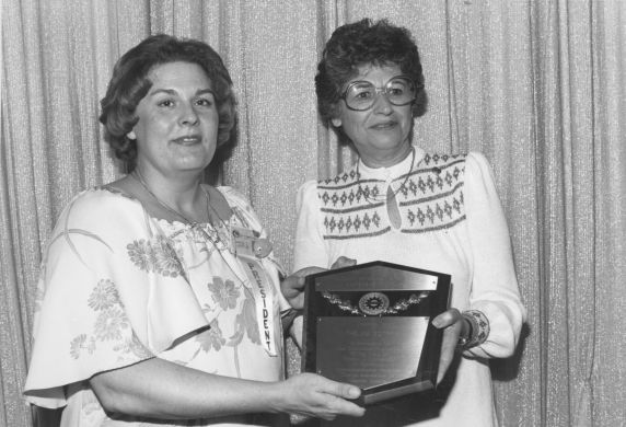 (2107) Thelma Estrin, Achievement Award, 1981 National Convention