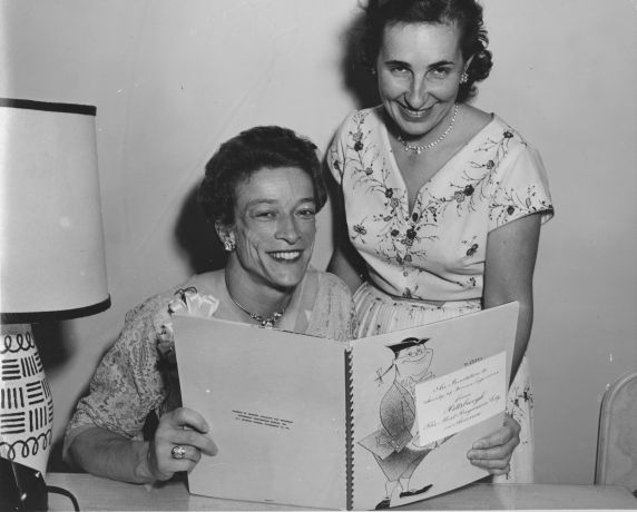 (2153) Katharine Stinson, Jo Godley, 1955 National Convention