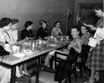 (2161) Dot Merrill, Katharine Stinson, Dinner, 1955 National Convention