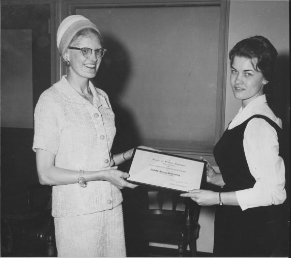 (2665) Judith Anderson, Lillian Moller Gilbreth Scholarship
