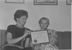 (2666) Ruth Shafer, Certificate of Recognition