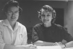(2687) Shirley Holmgreen, Maryly Van Leer Peck, 1959 Board Meeting