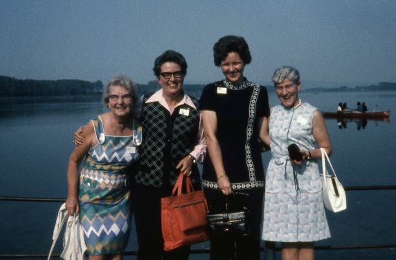 (31177) Lydia Pickup, Carolyn Phillips, May Maple, ICWES III, Turin, Italy, 1971