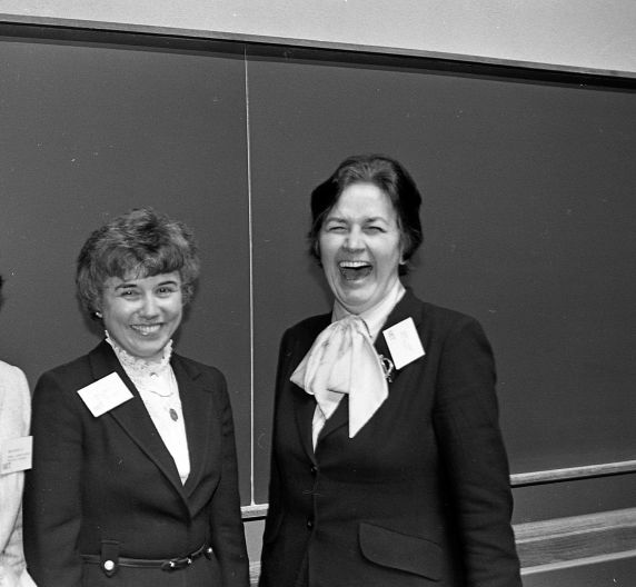 (31657) Natalie Taub, Margaret Coleman, SWE Boston / AMITA Conference, Cambridge, Massachusetts, 1981
